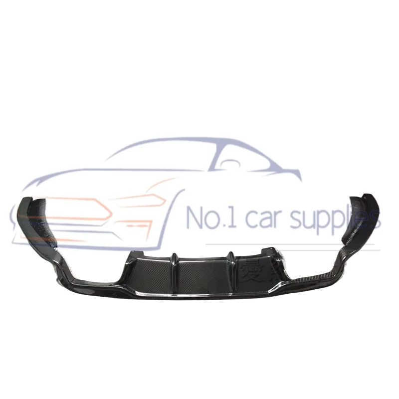 2014-2016 Top Material Real Dry Carbon Fiber Front Lip and Rear Diffuser Fit for F85 X5-X5M 3D Style
