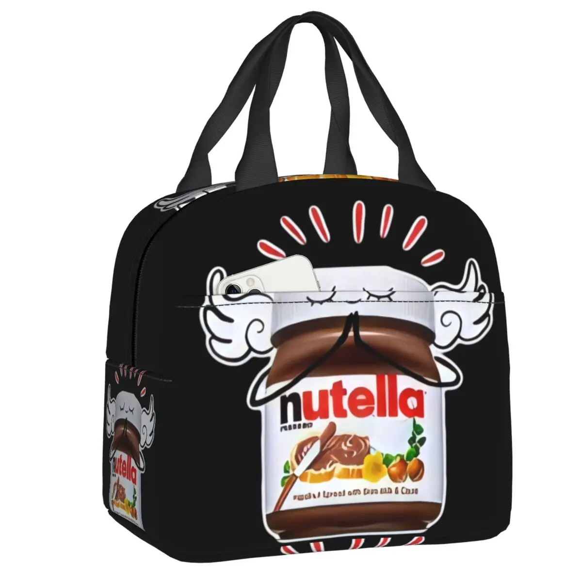 None Nutella Jar Insulated Lunch Bag 7