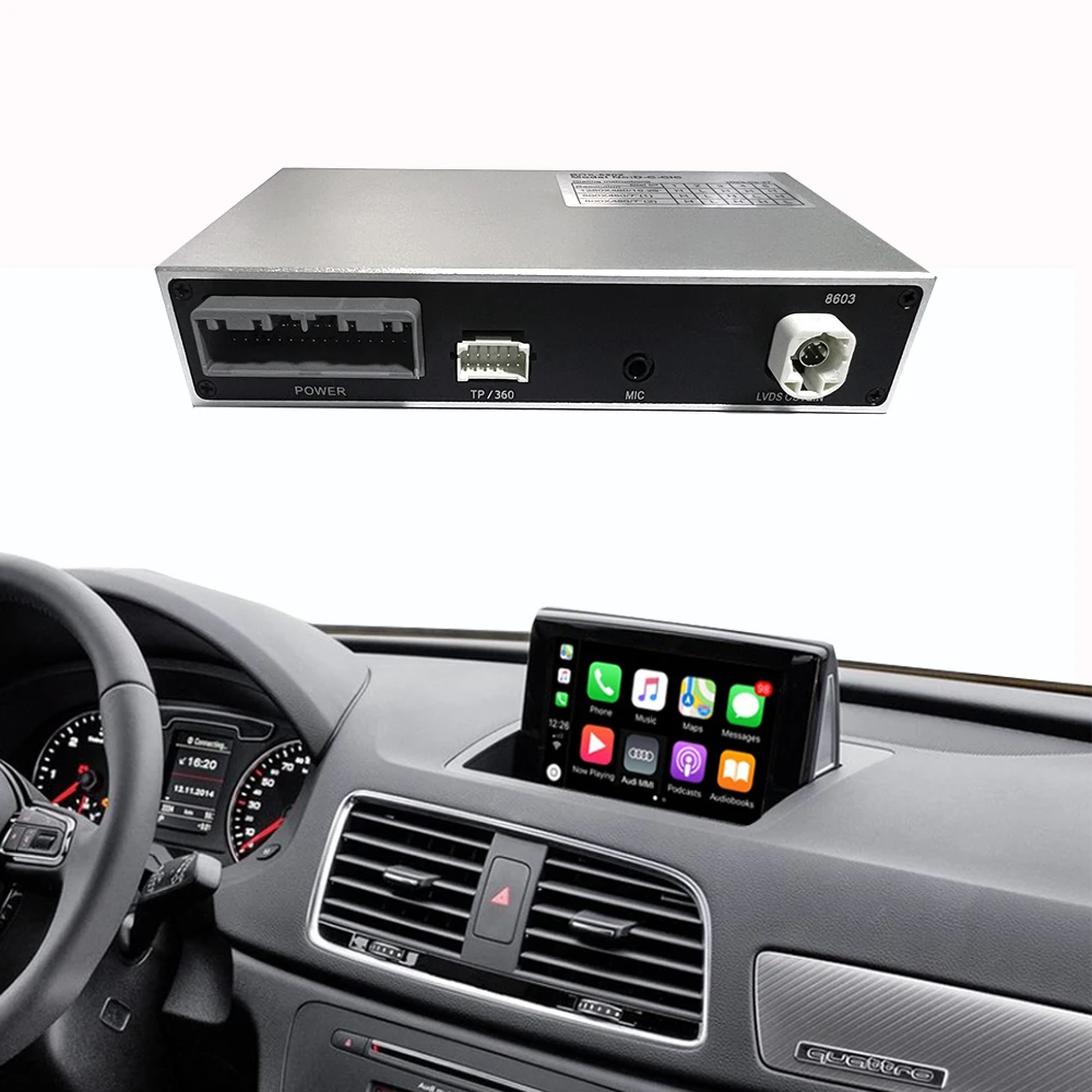 

Wireless Carplay Android Auto Interface For Audi A1 2012-2018 3GMMI With Mirror Link AirPlay Radio Car Play Function