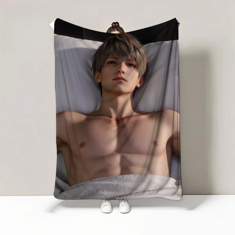 Love and Deepspace Sylus Caleb Xavier Couverture en flanelle douce 4 saisons, chaude et légère, jeu d'anime, cadeau pour femmes et filles