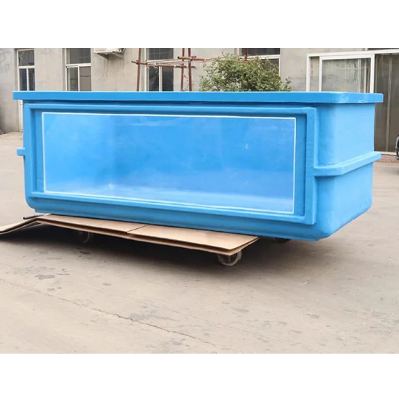 Fiberglass fish tank bottom drain aquarium for eco-friendly pools
