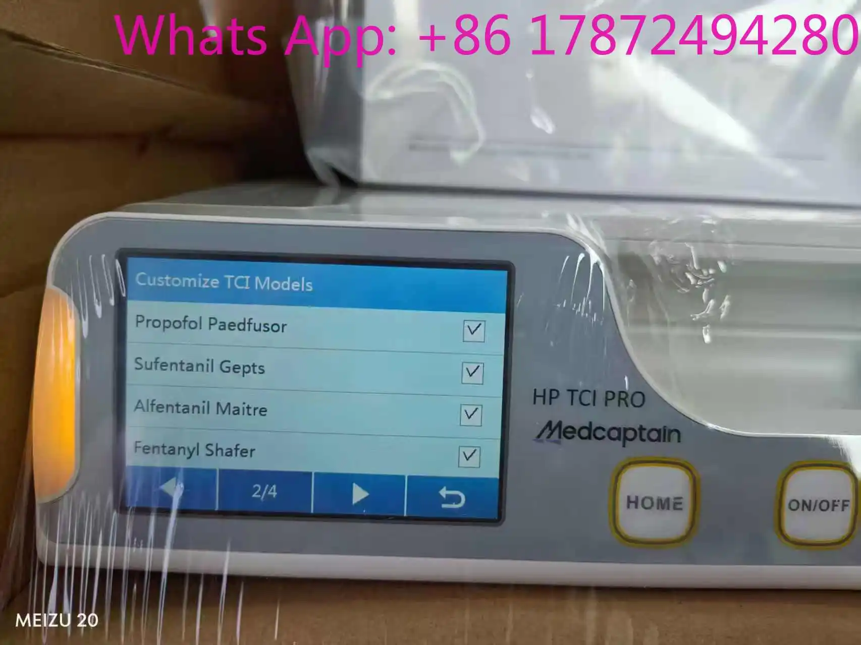 MedCaptain TCI PRO Syringe Pump, Professional Infusion Pump Station 30