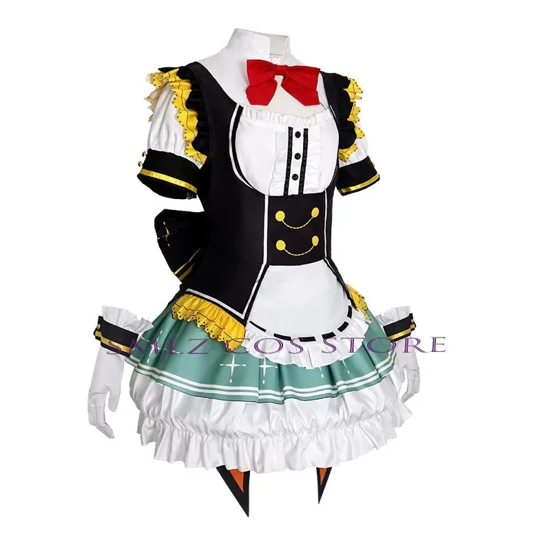 أنيمي ايري الملونة المرحلة تأثيري لعبة PJSK كاندي موموي ايري لوليتا فستان شعر مستعار مجموعة ملابس حفلات الهالوين للنساء