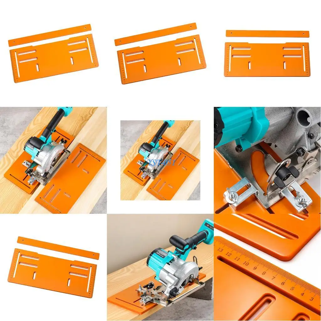 

E15A Adjustable Cutting Machine Base Plate Featurings Clear Marking For Improved Accuracy In DIY Carpentry Projects