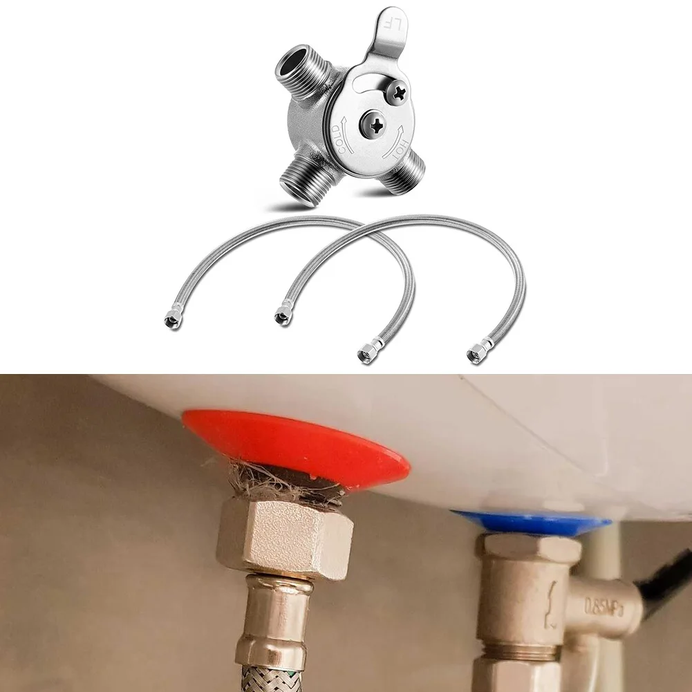 Manual Faucet Thermostatic Valve For Kitchen Under-sink Installation 3 8 Inch Manual Valve Deck Mount Compatible