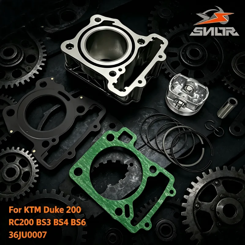 SNOR Motorcycle 72mm Bore Standard Size Cylinder Block Piston Kit Engine Parts For KTM Duke 200 RC200 BS3 BS4 BS6 36JU0007