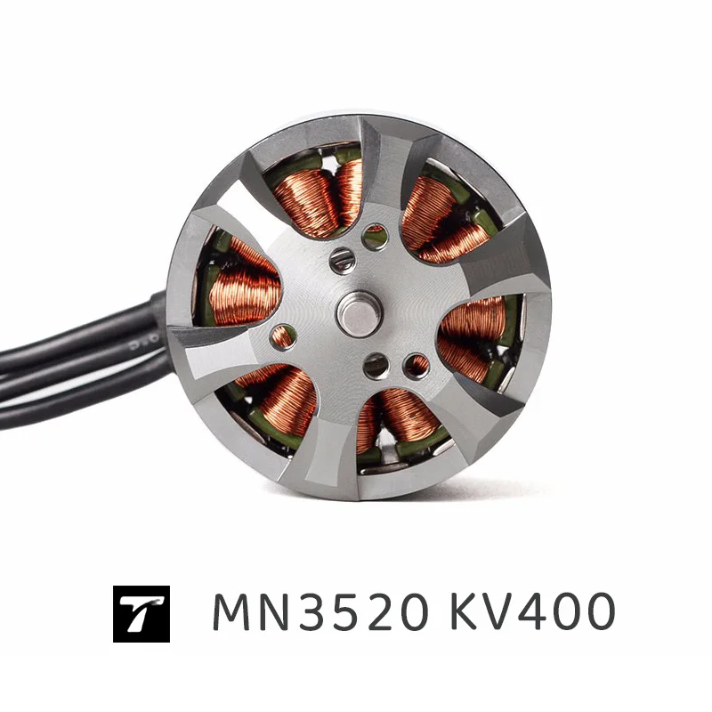 MN3520 KV400 T-MOTOR support lithium battery4-8S maximum power1140W maximum current38A high quality EZO bearings Brushless motor