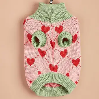10 best sales Áo len hình trái tim cho chó - №8
