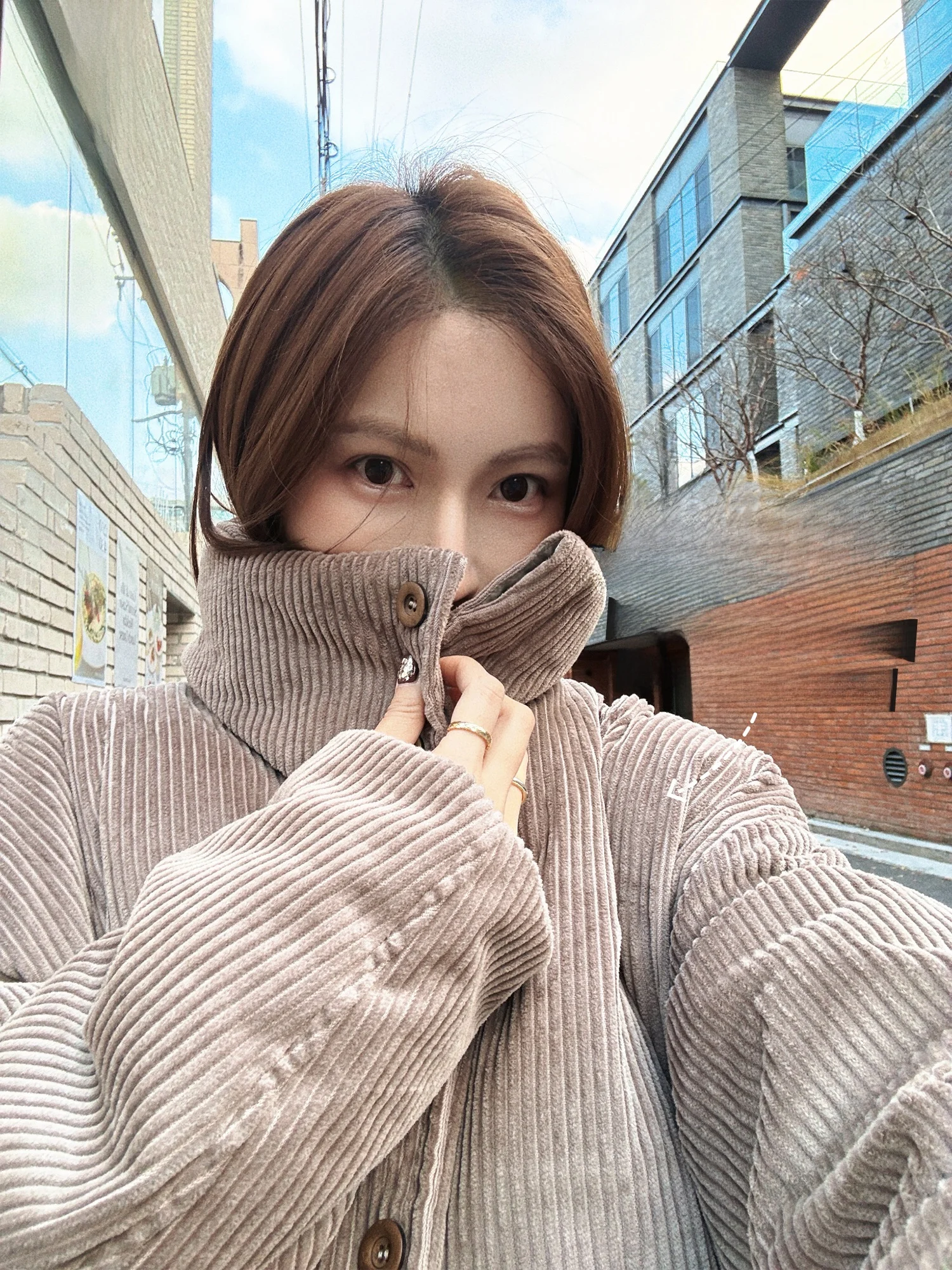 

Женская свободная куртка Tang Youyou из вельвета с гусиным пухом, осенне-зимнее пальто с воротником-стойкой, повседневное, с длинными рукавами