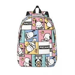 Pochacco Paterrn Backpack for Men Women Cool Student Work Daypack Cartoon Dog Laptop Computer Canvas Bags Gift