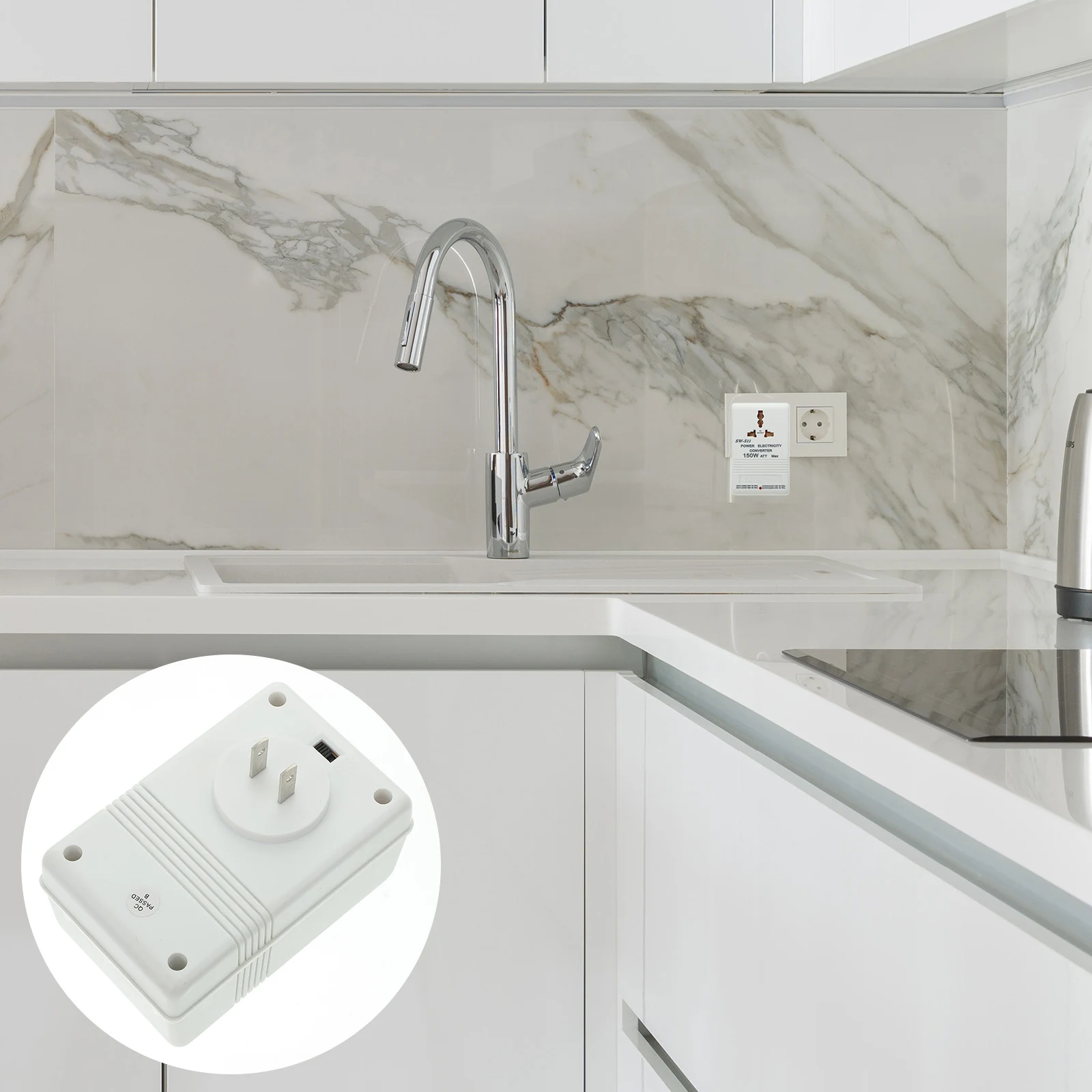 1pc Voltage Converter Transformer Power Adapter 110V To 220V Step Up For Travel Appliances 220 To 110 Voltage Converter