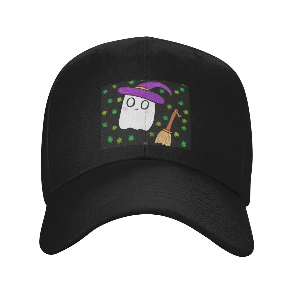 

Ghost witch slime Baseball Cap Thermal Visor funny hat Hats Man Women's