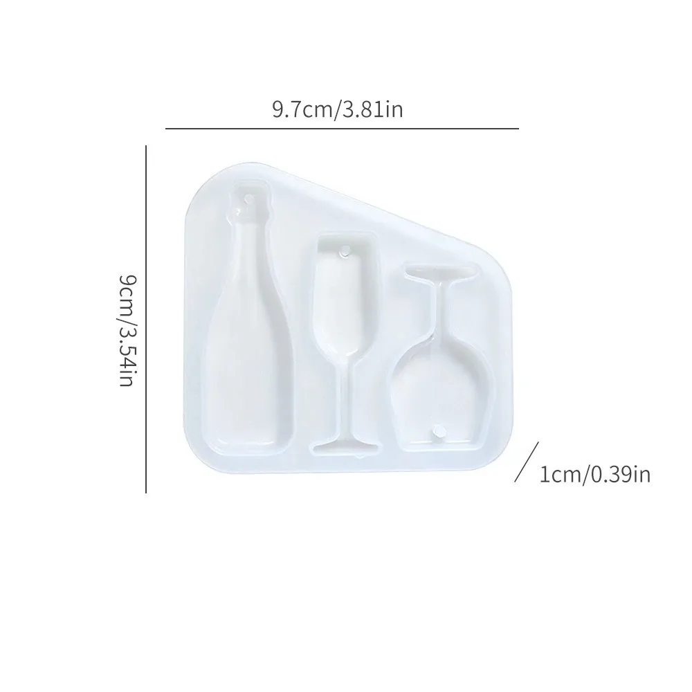 DIY Christmas Mini Mold Multi-purpose Easy Release Plaster Wax Epoxy Resin Mold Heat-resistant Silicone Xmas Ornament Mold