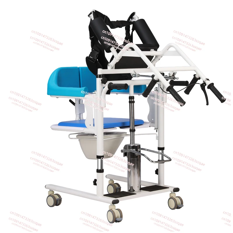 Multi-functional bed paralysis patient lift disability care toilet wheelchair