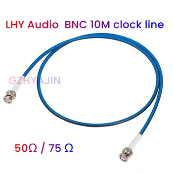 Lhy אודיו חום מקצועי hifi 50 75 ohms bnc 10m קו שעון דיגיטלי קואקסיאלי חיבור אות אודיו