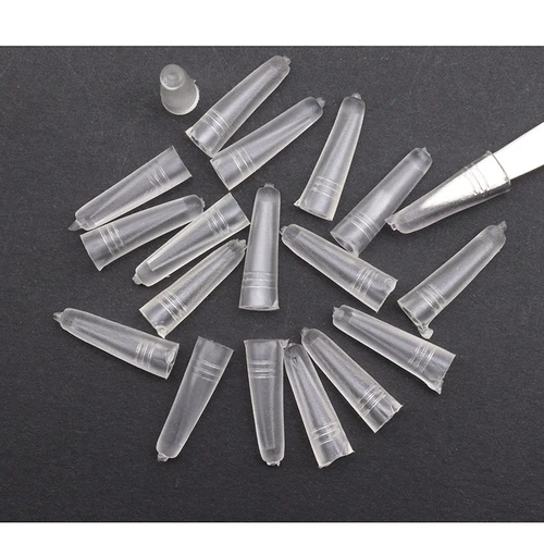 Imagen 2 del producto Tijeras de manicura de 20 piezas de calidad, tapas de protección para la cabeza