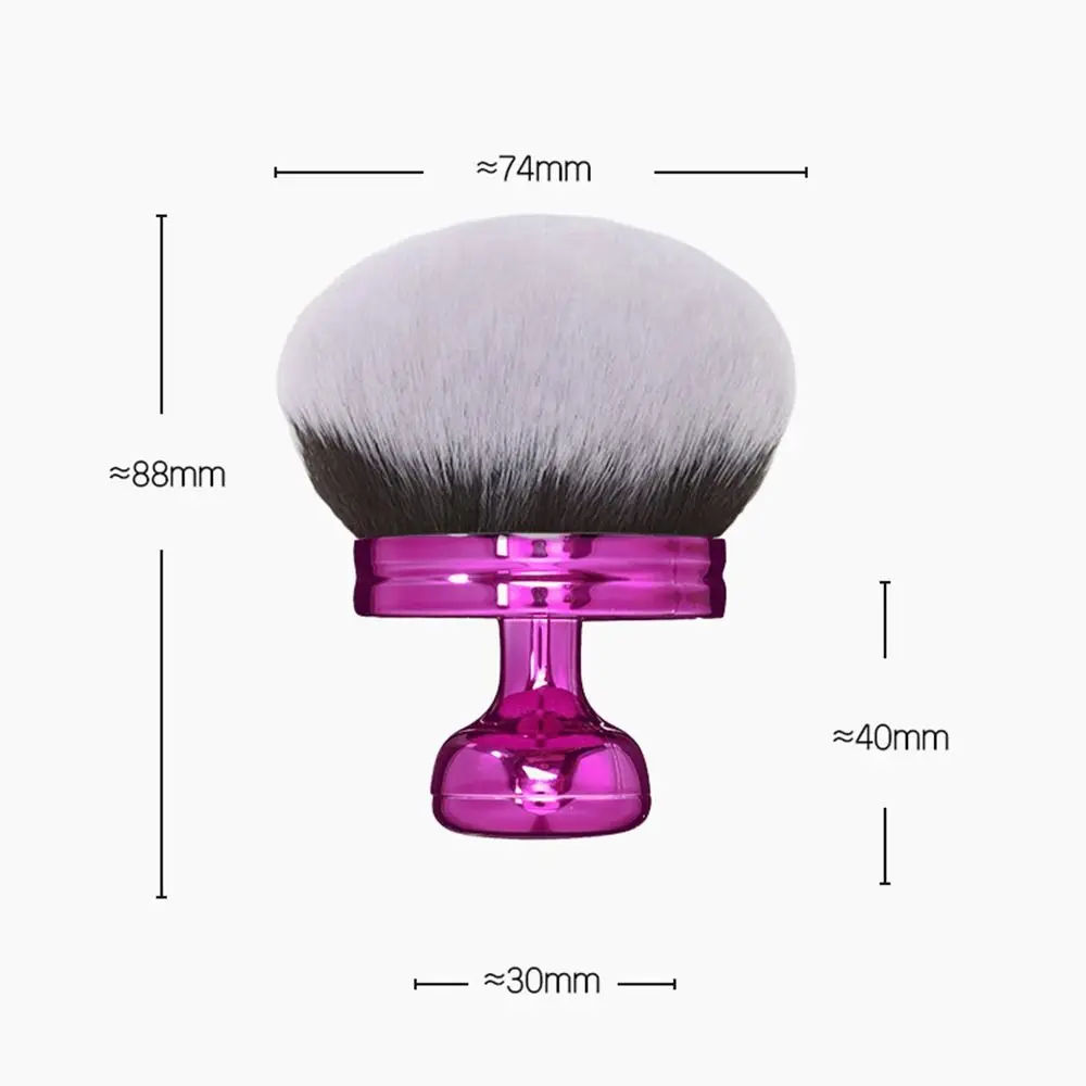 แปรงแต่งหน้าขนาดใหญ่พิเศษผมสังเคราะห์นุ่ม 74 มม.หัวกว้าง Self Tan Back Applicator Professional Powder Blush แปรง