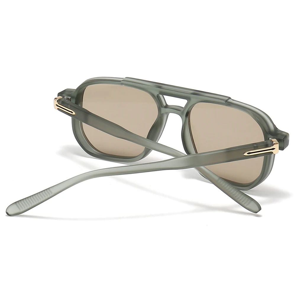 Peekaboo brown green retro sun glasses for women uv400 summer style square frame sunglasses for men unisex 2024 dropshipping