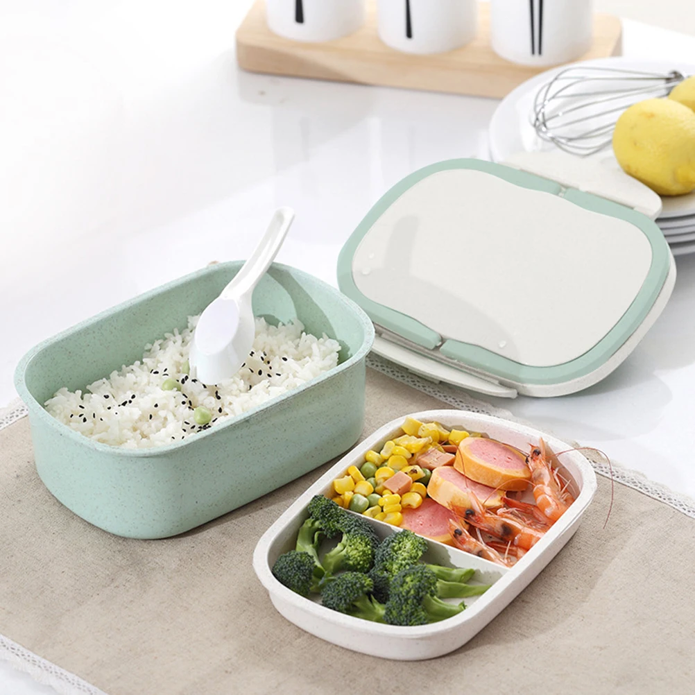 

Thermal Double Layer Lunch Box Portable Compartment Leakproof Food Storage Container Office Picnic Portable Lunch Box