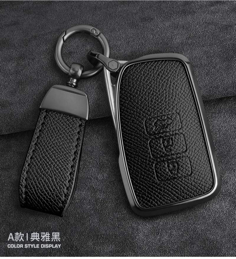 For Lexus ES200 Es300h RX300 Nx200 Rx350h Nx350h Leather Car Remote Key Case Cover Holder Smart Keychain