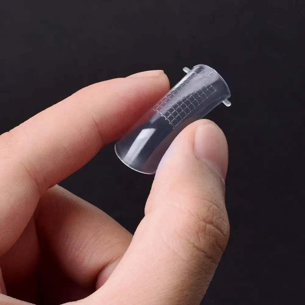 1 ボックス 100 個ネイルフォームフルカバー付け爪クイックビルディングモールドヒント偽爪整形拡張トップ金型アクセサリー