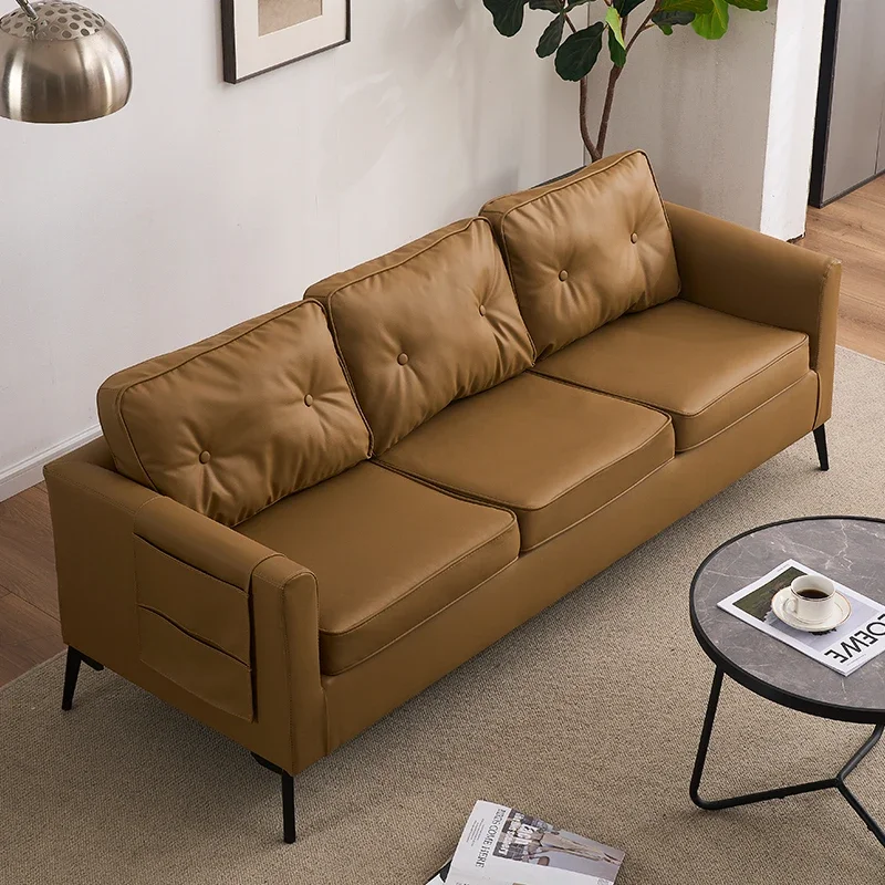 Caixa de recepção e aluguel Mod, simples para três pessoas, sofá de escritório