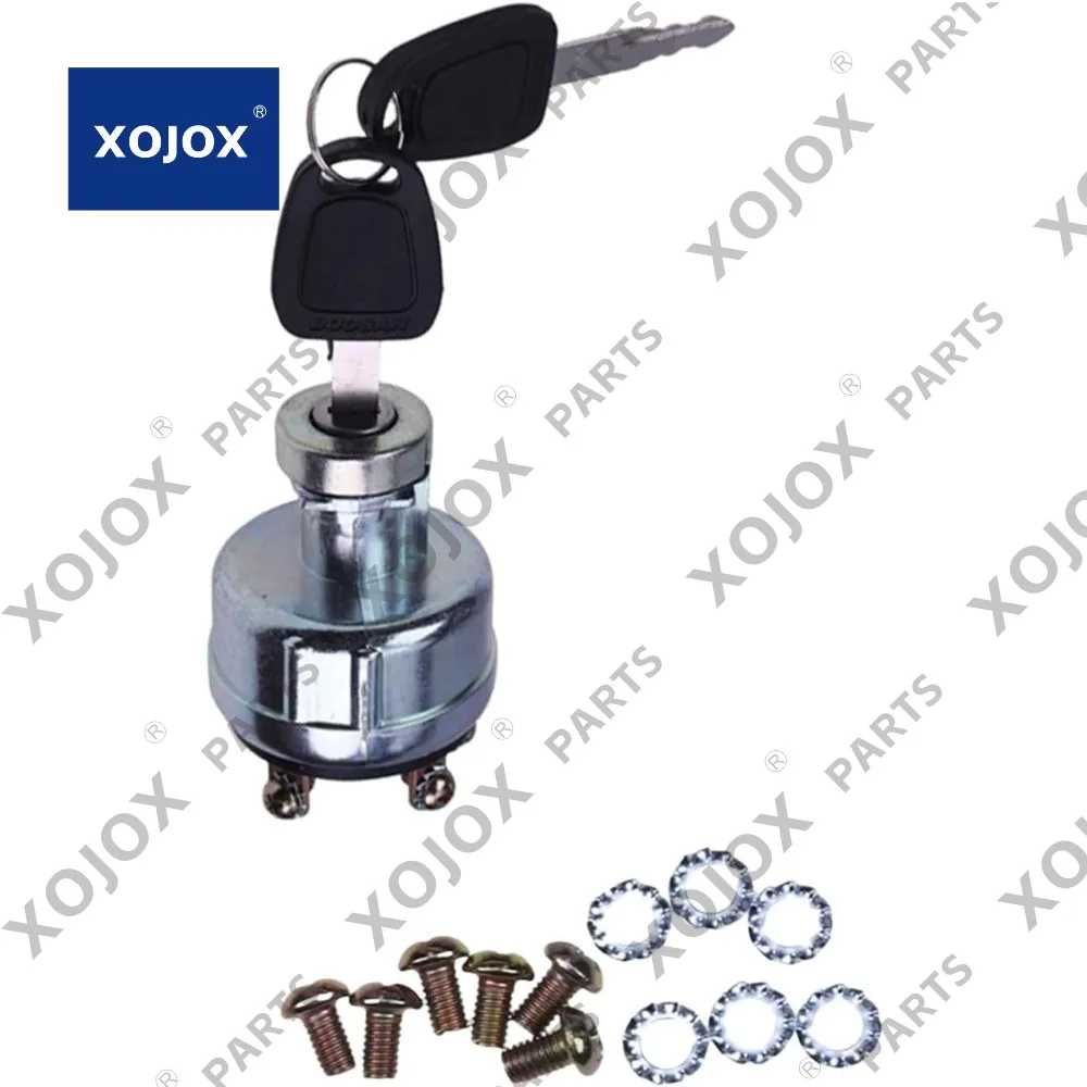 

XOJOX 2549-1153B 301419-00106 Ignition Starter Switch Compatible with Daewoo Doosan DH55 DH60-7 DH130 DH170 DH215-9E DH220-3 DH2
