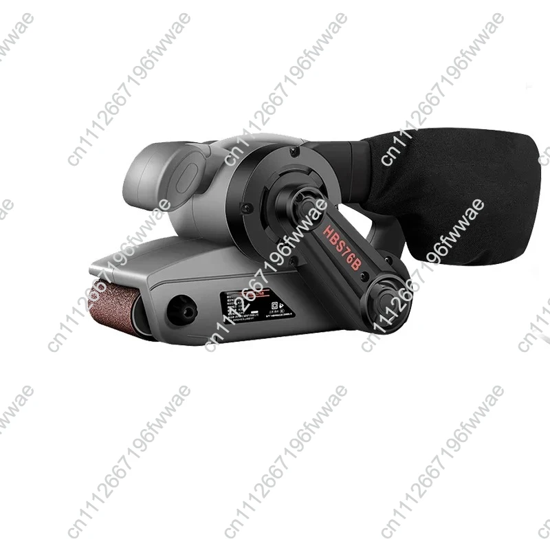 For Handheld Woodworking Belt Sanding Machine With Dust Bag, Lifting Flat Bottom Polishing Equipment