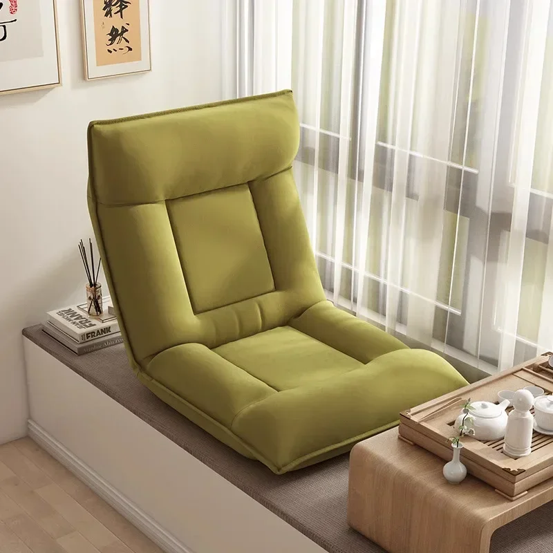 Household GoodsLazy Sofa Reclining And Sleeping Bay Window Chair Bed Back Chair Folding Leisure Chair Tatami Seat Cushion