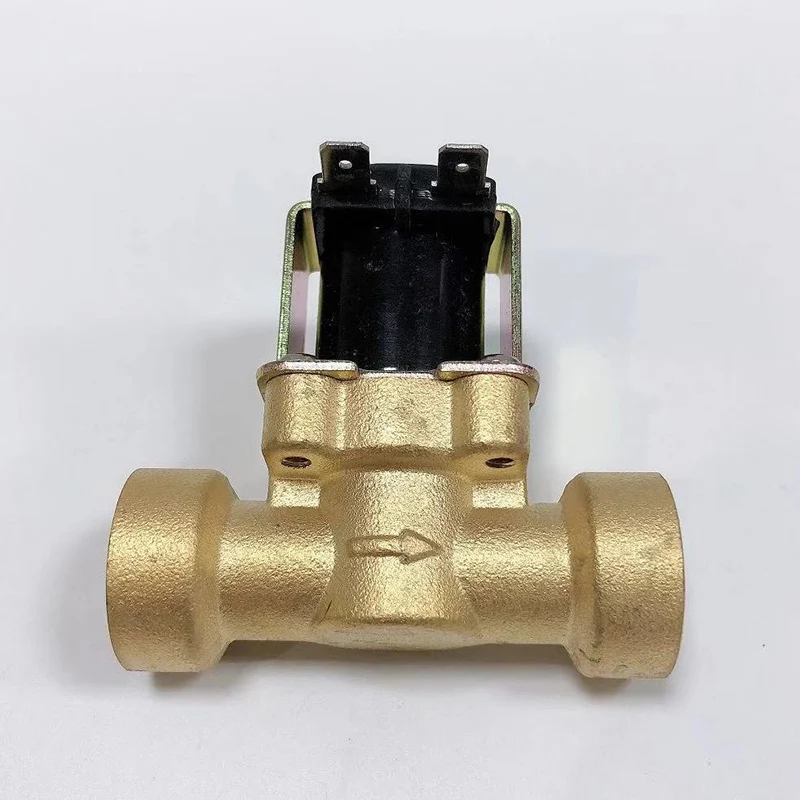 Sensor G3/4 hexagonal DN20 external tooth water valve engineering Solar heat pump on/off valve normally closed brass solenoid va
