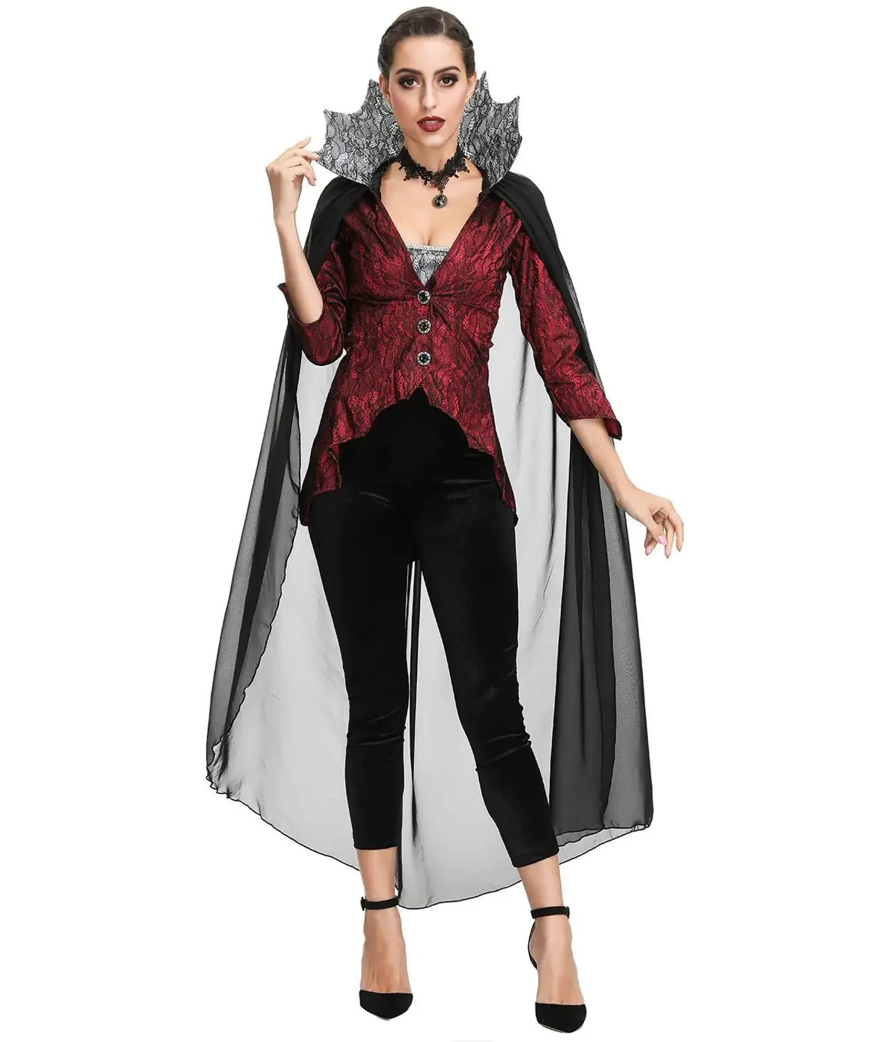 Halloween Scary Bloody Cosplay Vampire Adult Gothic Queen Carnival Costume