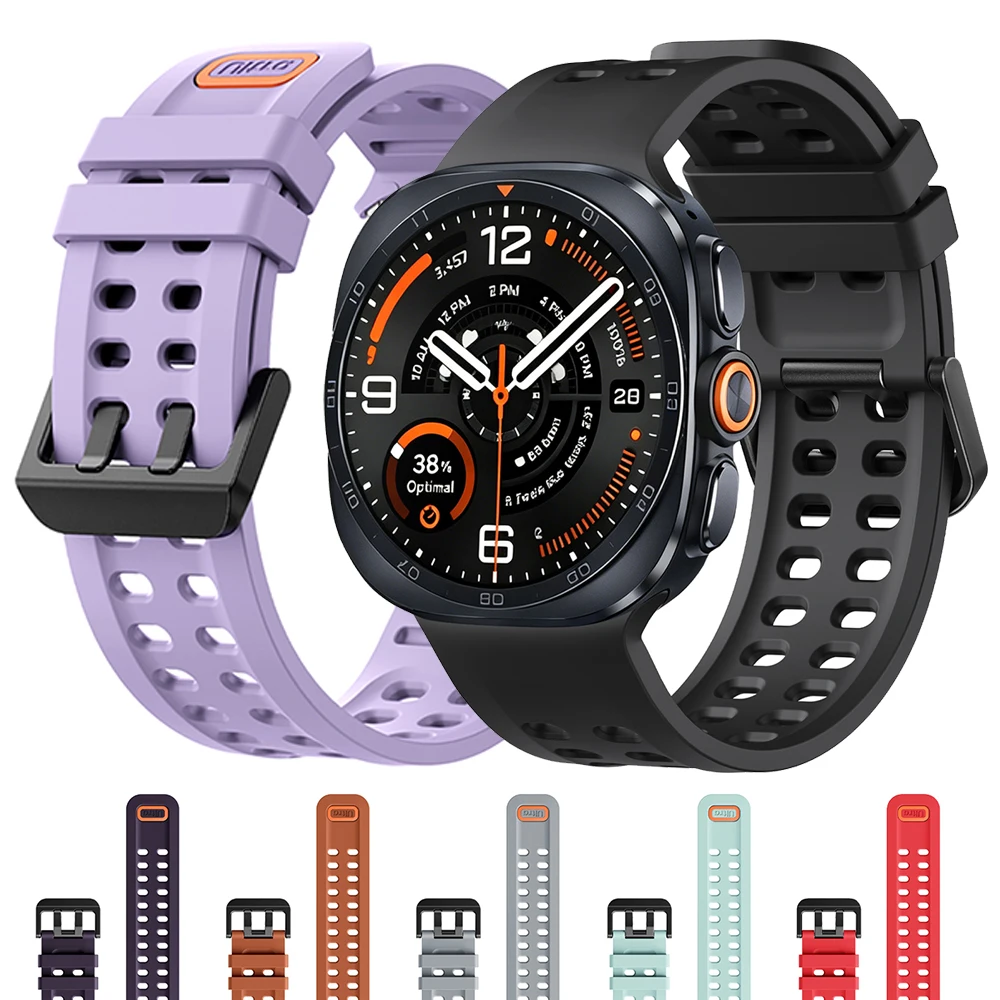 Official Silicone Ocean Strap For Samsung Galaxy Watch Ultra 2 Band 47mm Sport Replacement Bracelet correa Watch Ultra 2026 2025