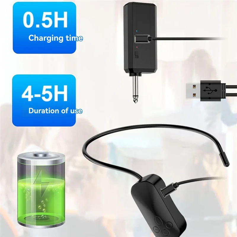 

SQPP-Headset Microphone Universal Noise Reduction Headset For Live Tour Guide Teaching