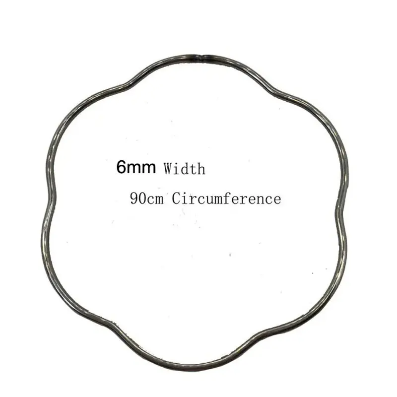 6mm 90cm DIY Eisen biegbare flexible gedrehte Schlangenkette Halskette, 1 Stück/Packung – Detail 1