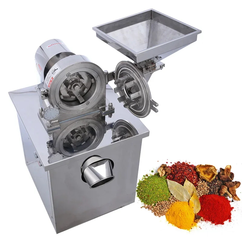 for Factory Direct Industrial Hammer Mill Grain Chili Spice Universal Dry High Speed Automatic Herbal Grinding Machine