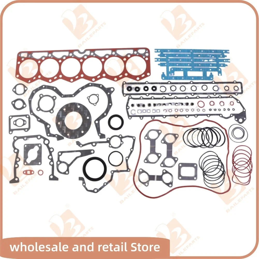 

6D105 Full Gasket Set Kit For Komatsu With Cylinder Head Gasket Overhaul Rebuild Kit Engine Spare Parts