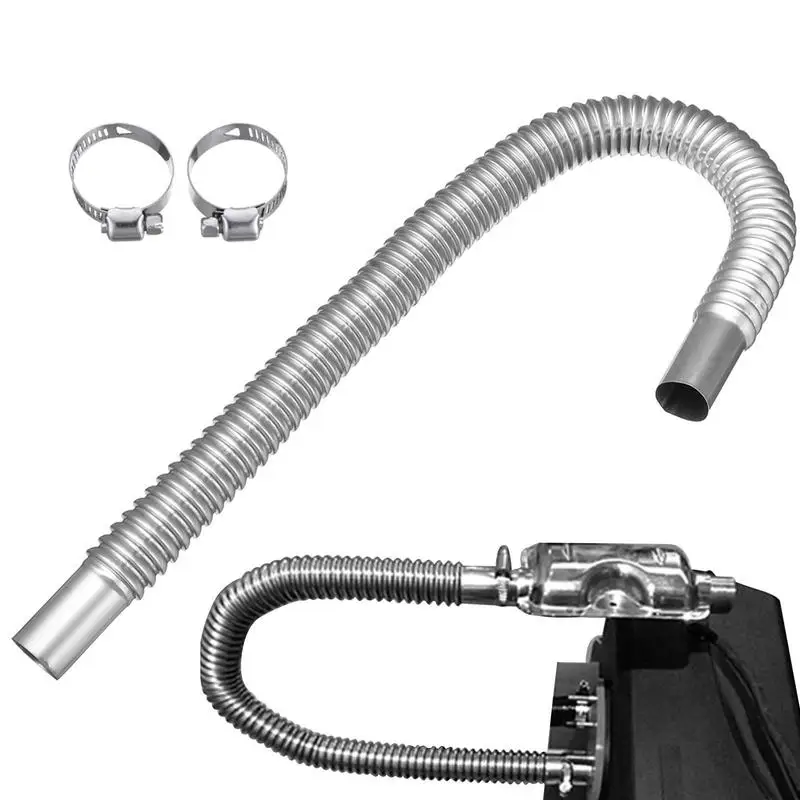 Flexible Exhaust Pipe Parking Heater Exhaust Tube With Clamps Vent Hose For Heaters Car Accessories