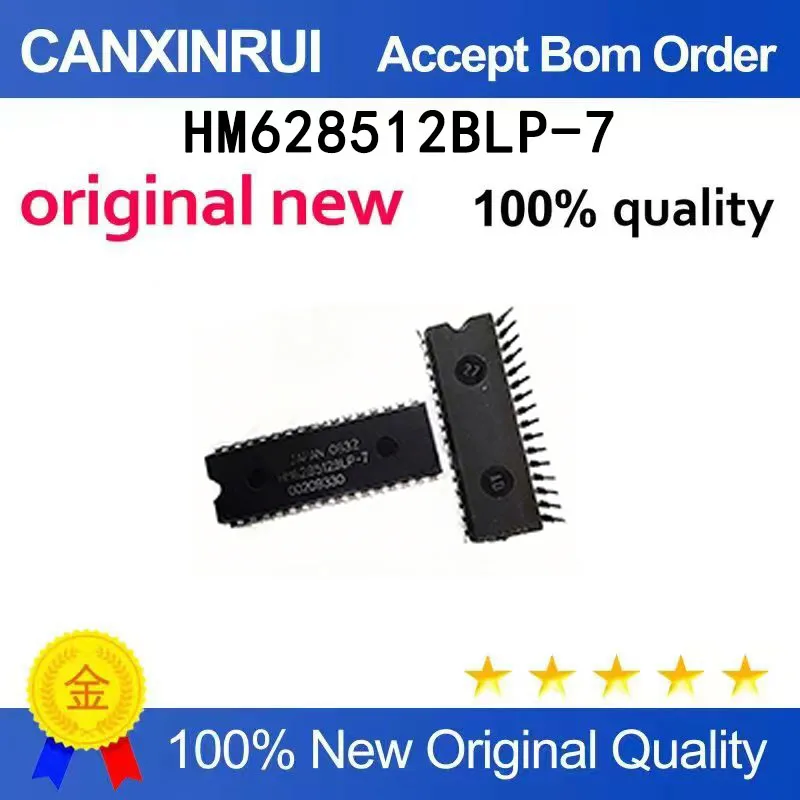 

(5-100 pieces)Brand new original HM628512BLP-7 direct insertion DIP-32 memory chip IC in stock