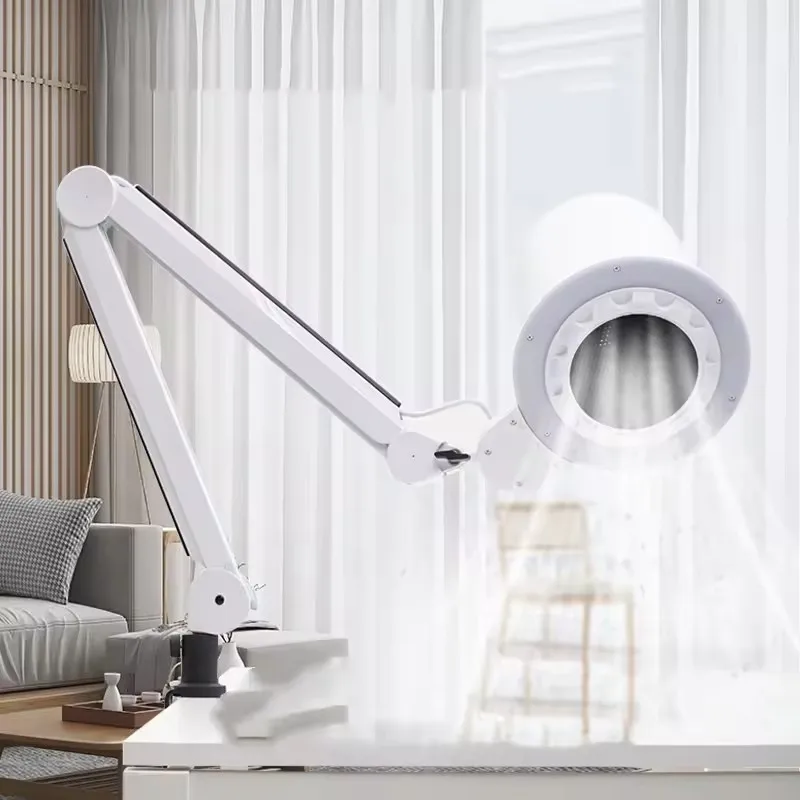 Powerful Low Noise Nail Vacuum Cleaner 230W Professional Table Nail Dust Collector Extractor With Three Color LED Lights Lamp