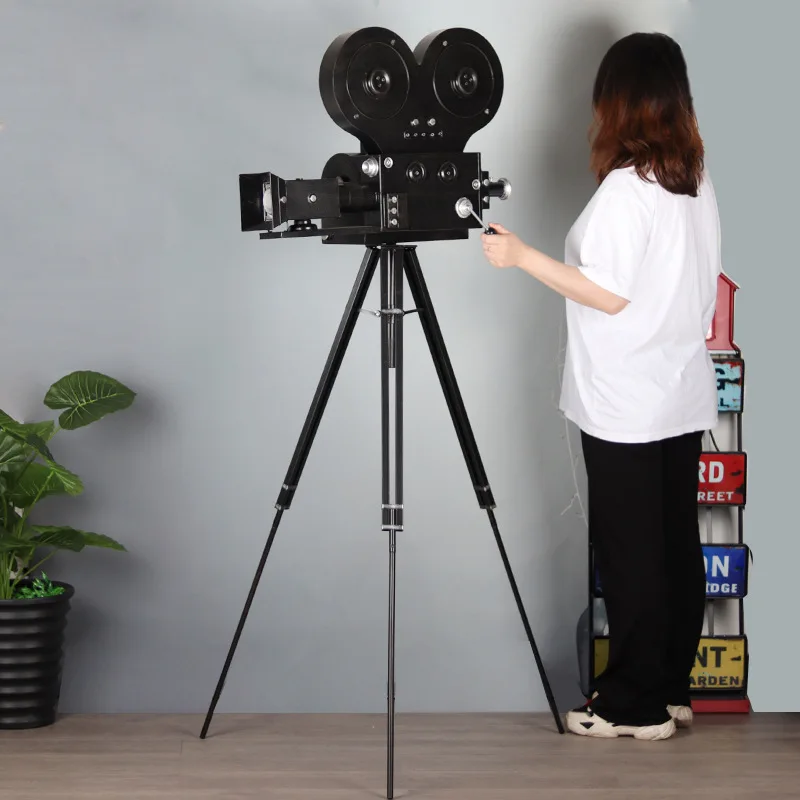 Vintage Simulated Projector Model, Retro Decor Ornament for Cinema Shop Photography Prop
