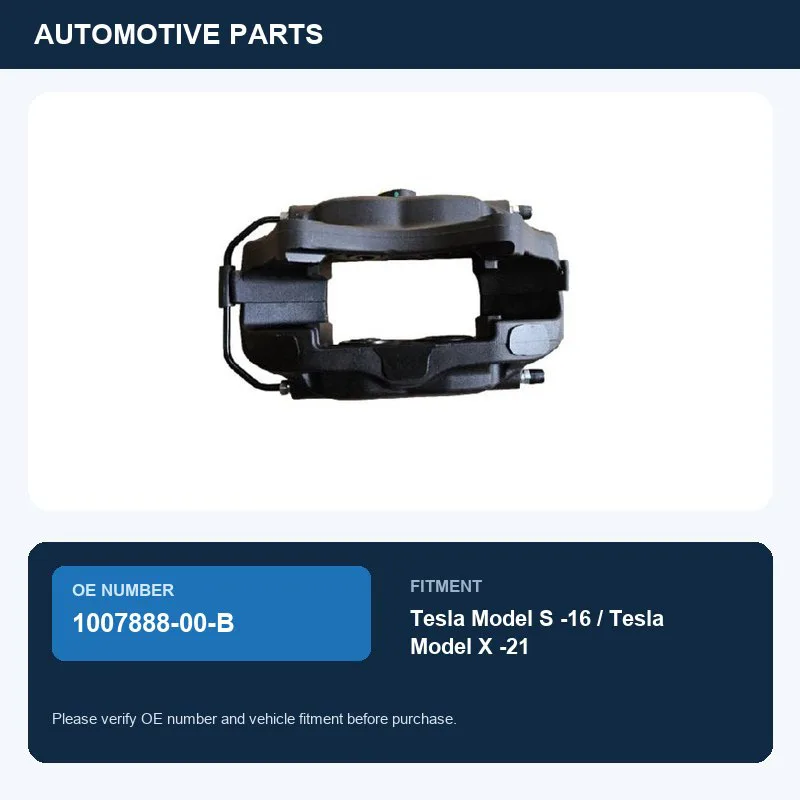 forPremium Rear Left  OE 1007888-00-B Brake Caliper for Tesla Model  X 2012-2021 1 Year Warranty