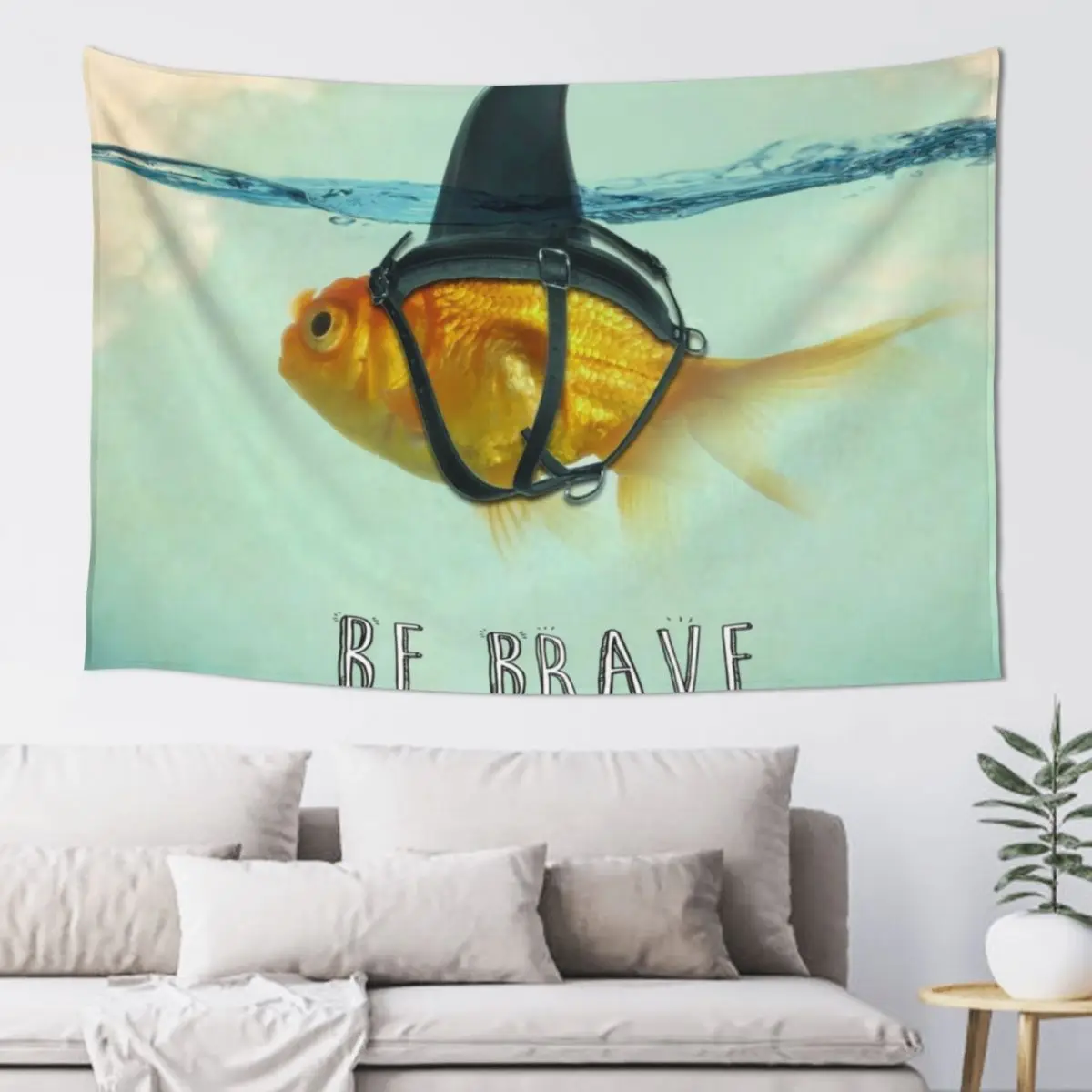 Be Brave - Brilliant Disguise Tapestry Home Supplies Room Decorator House Decor Tapestry