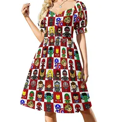 Abito da donna estivo senza maniche hero cube Dress 2023 elegante abito da festa per donna 2023