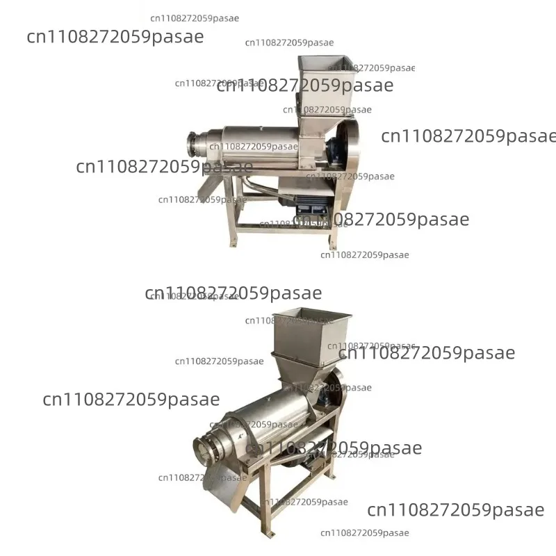 Juicer for Coconut Meat and Shredded Coconut; 1,000 Kg Stainless Steel Screw-Type Coconut Milk Extractor