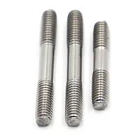 M3 M4 M5 M6 M8 Metric 304 Stainless Steel Stud Bolts Screw Rod Tooth Stick Double Head Stud Srod Bolt GB901