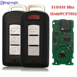 jingyuqin 3/4 Button Car Remote Smart Key For MITSUBISHI ASX Outlander Sport Pajero Shogun Montero Lancer RVR G8D-644M-KEY-E