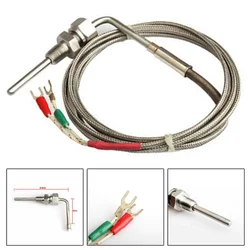 1200 °C K Type EGT Motor Exhaust Gas Temperature Sensor Stainless Steel Probe Thermocouple Tube Thread 1/8’' NPT Elbow Male Plug