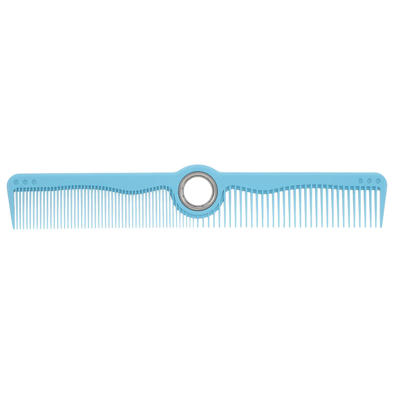 Blue Professional Hair Cutting Comb Rotating Anti Static Barber Styling Comb Salon Hairdresser Tool for Smooth Precise Cuts All