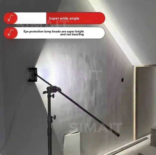 

Painter Developing Lamp | Weighing Drywall Tools & Swing Paint Sanding Auxiliary | LED Malar Lamp for Surface Inspection