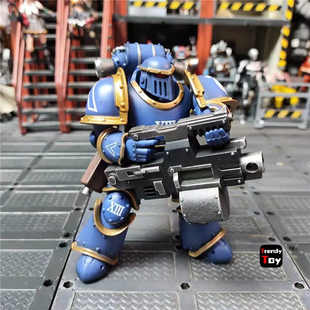 

【JOYTOY】Warhammer 40K Ultramarines Legion Mklll Tactical Support Squad 1/18 Action Figure Collection Toy
